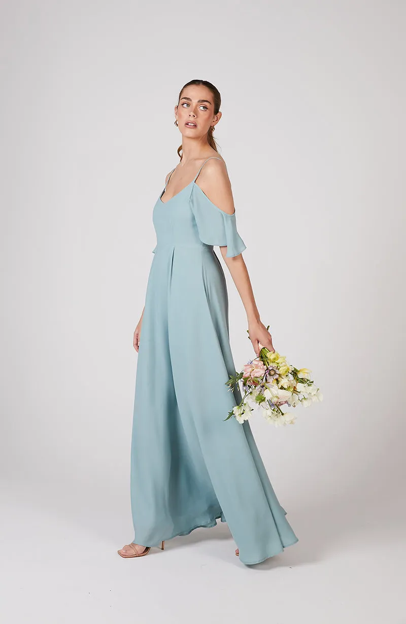 Mykonos Dress in Marine Green