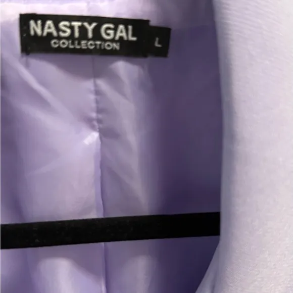Nasty Gal Suit Yourself Oversized Blazer in Lilac. Never worn. Great for Spring