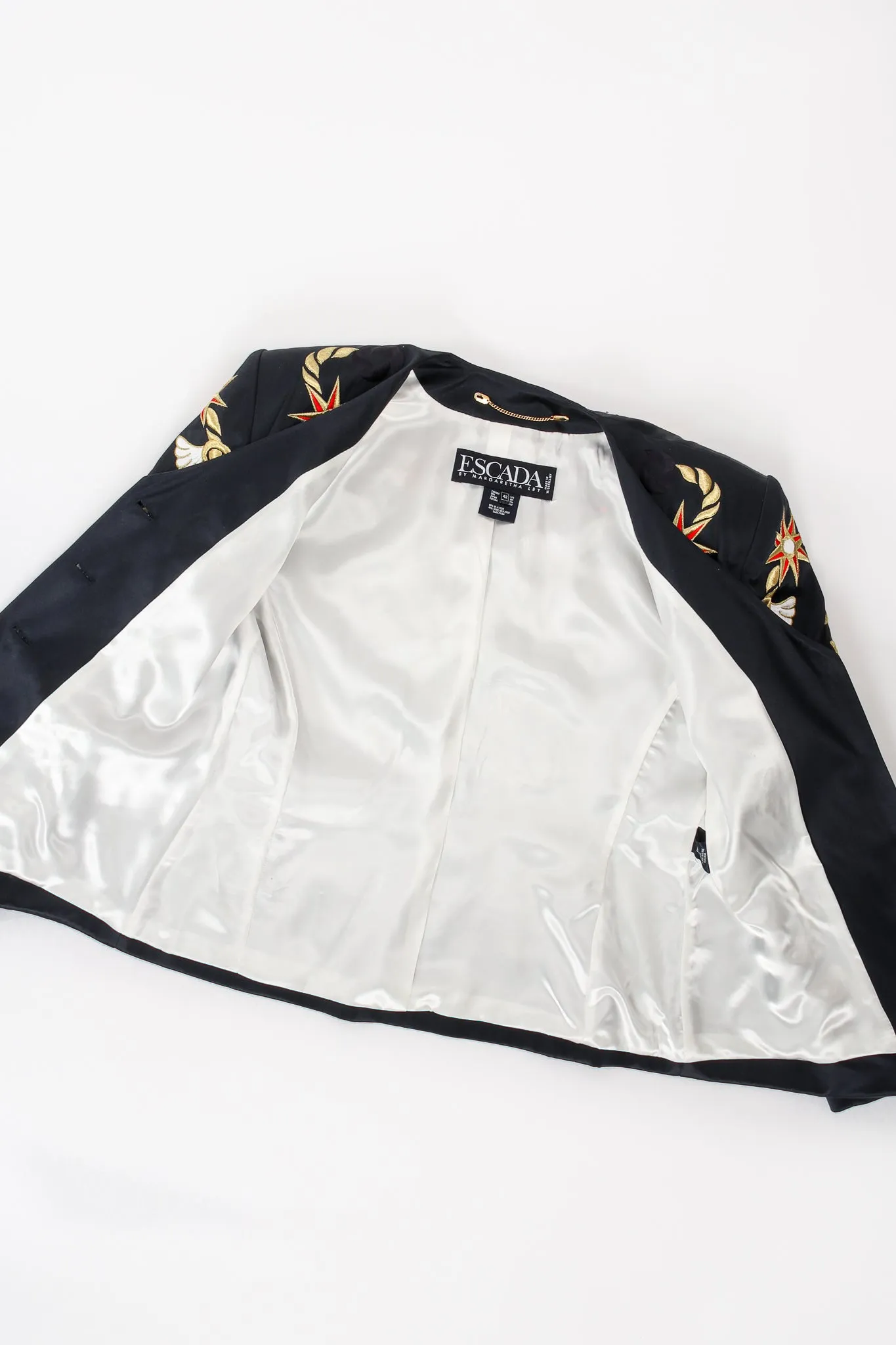 Nautical Embroidered Anchor Jacket