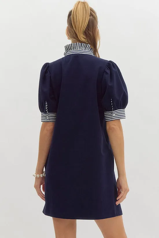 Navy Knit Dress (EO)