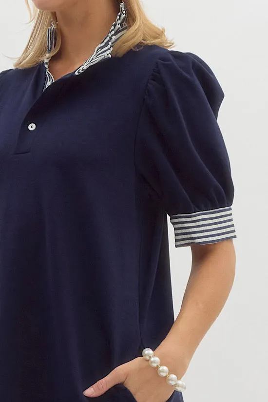 Navy Knit Dress (EO)
