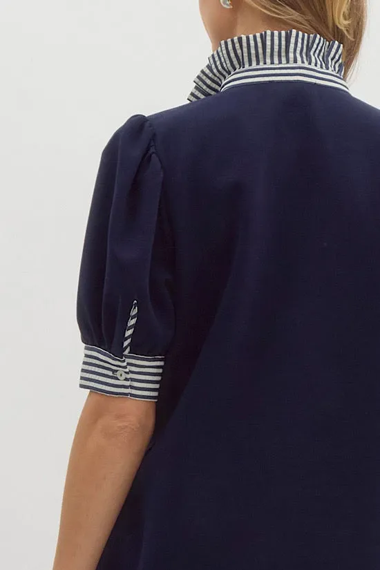 Navy Knit Dress (EO)
