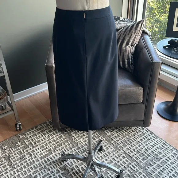 New BOSS Vilea Fundamental Pencil Skirt in Navy Blue Size 14