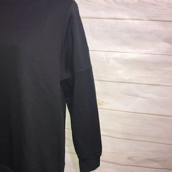 NEW! Zara Contrast Dress Black/Ecru XS