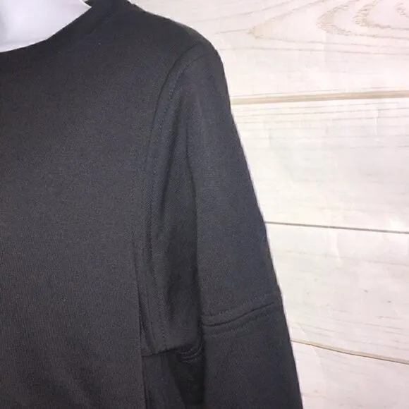 NEW! Zara Contrast Dress Black/Ecru XS