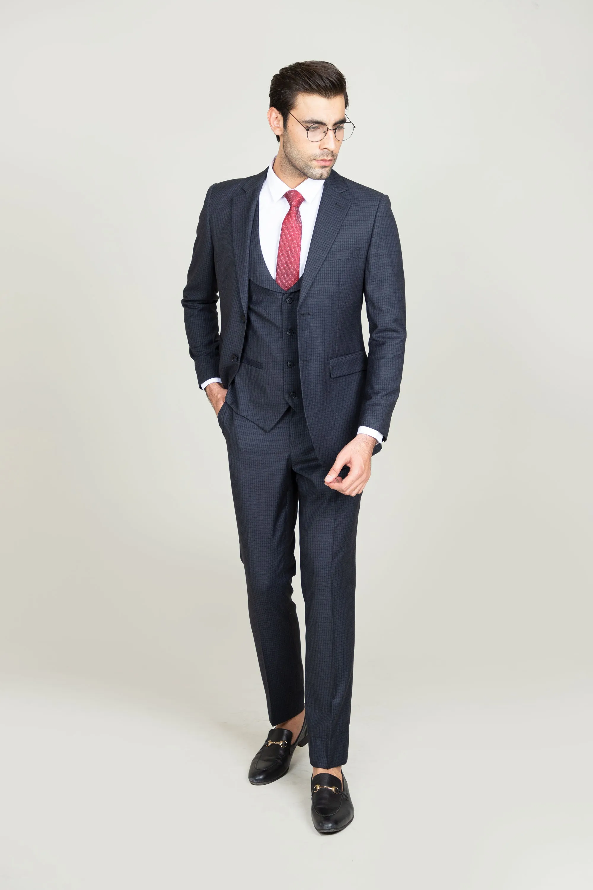Night Blue Suit-3pcs