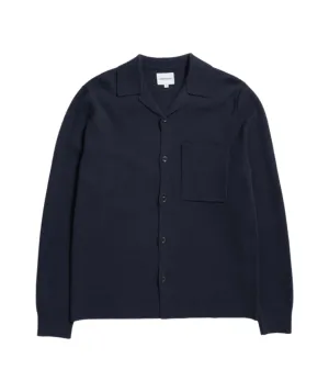 Norse Projects - Nicolai Merino Cotton Milano Jacket - Dark Navy