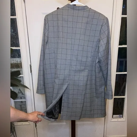 NWOT CALVIN KLEIN GREY AND BLACK BLAZER SIZE 14W