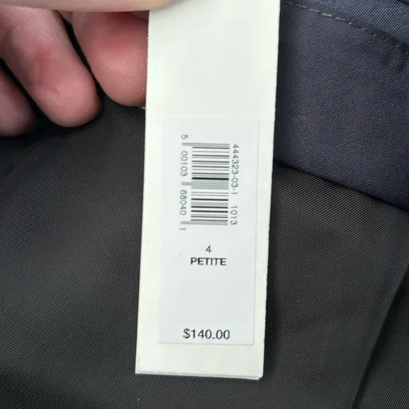 NWT Banana Republic Siena Wool Navy Pencil Skirt Size 4P