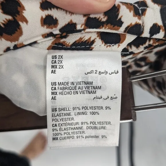 NWT BAR III Leopard Pencil Skirt