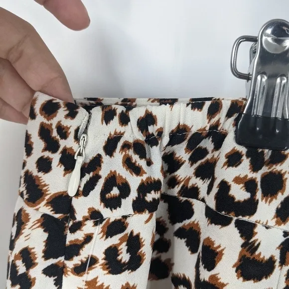 NWT BAR III Leopard Pencil Skirt