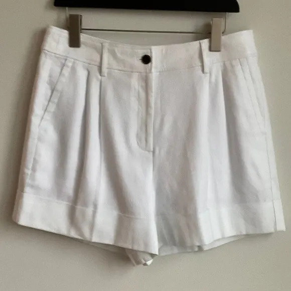 NWT J. Crew White Remi short in stretch linen blend SZ Various