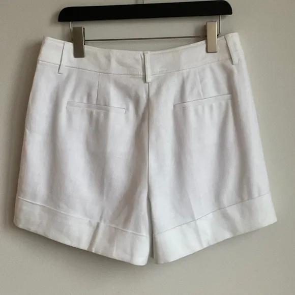 NWT J. Crew White Remi short in stretch linen blend SZ Various
