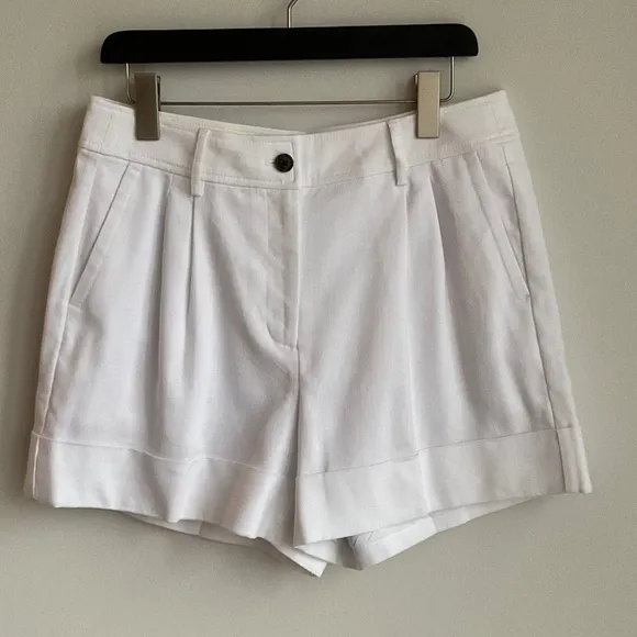 NWT J. Crew White Remi short in stretch linen blend SZ Various