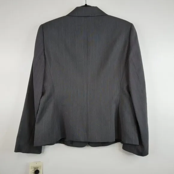 NWT Jones New York Suit Regal Charm Blazer Gray Jacket Size 12P