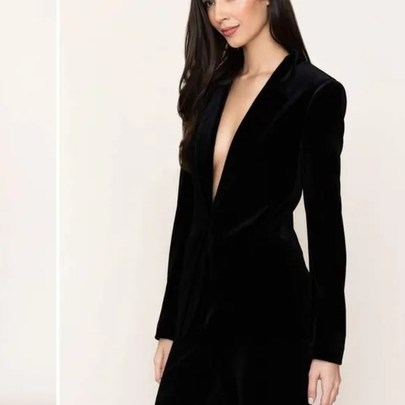 NWT Yumi Kim Revolve Trailblazer Black Velvet Jacket