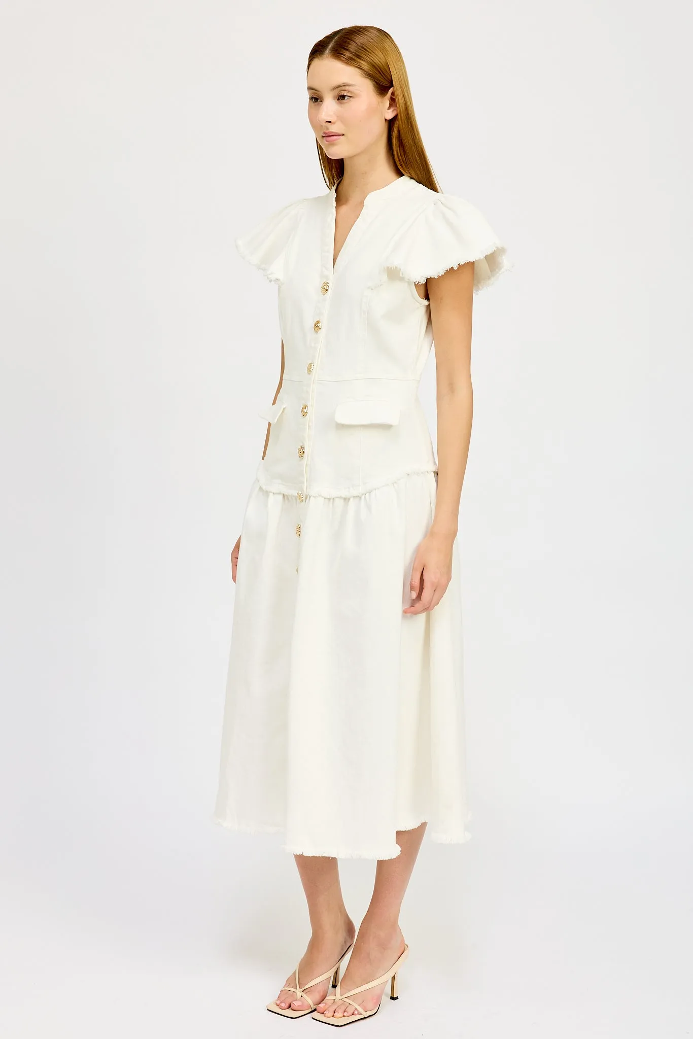 Oaklynn Denim Midi Dress