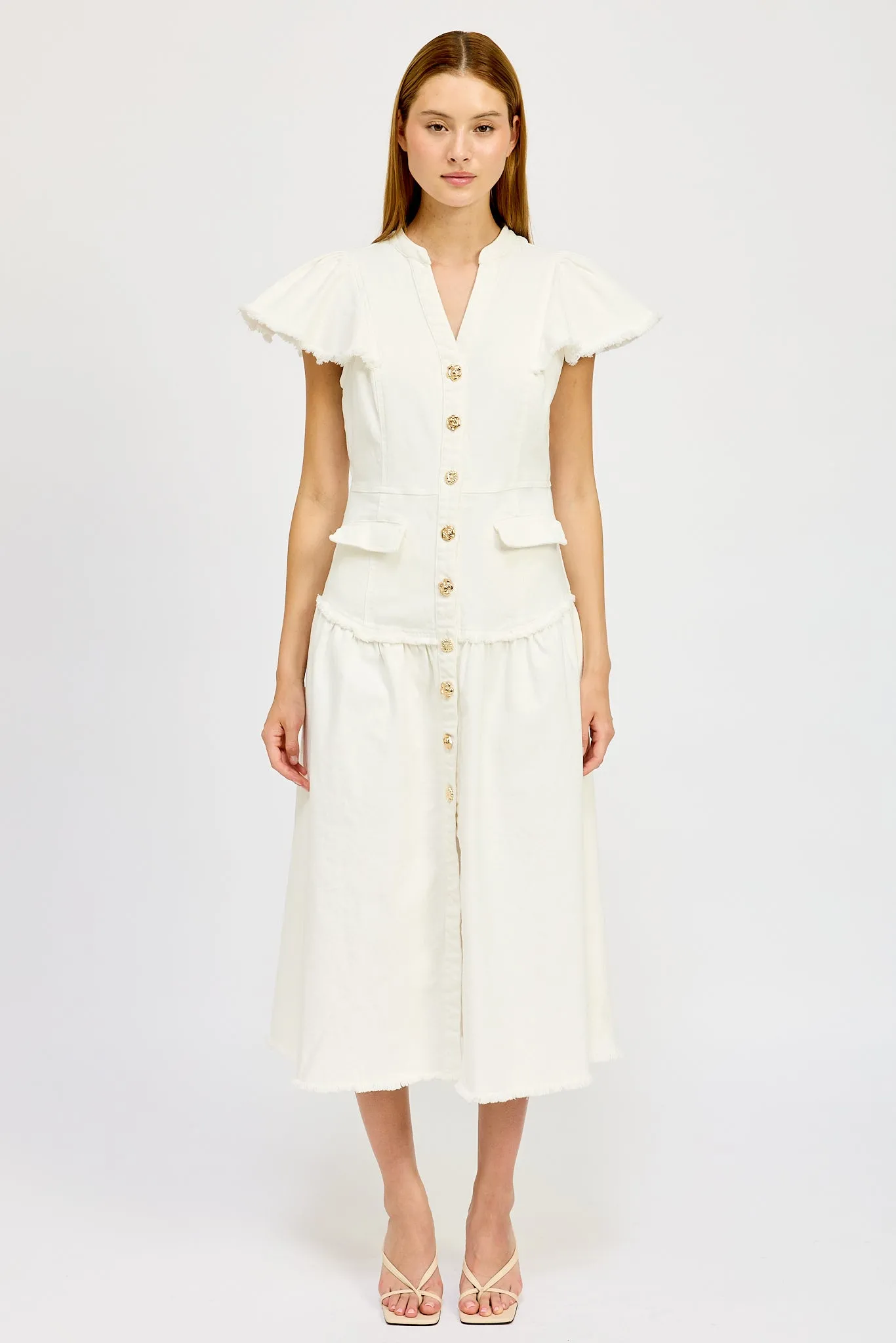 Oaklynn Denim Midi Dress