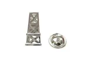Oil Rig Lapel Pin