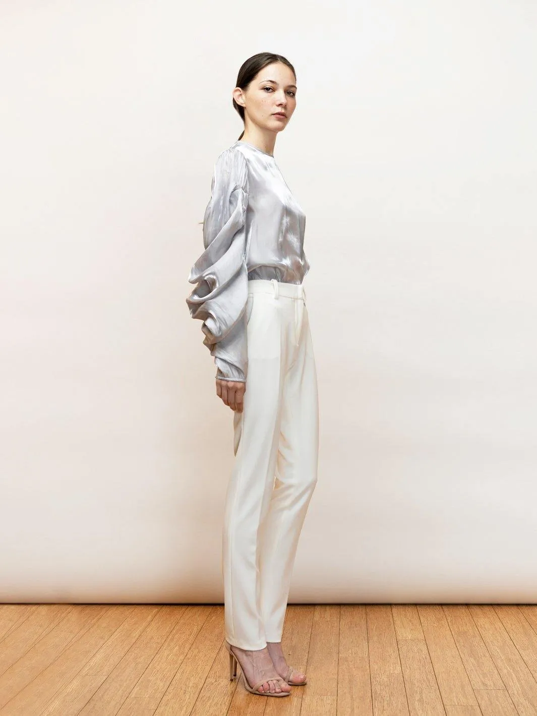 Ortensia | Liquid Radiance: Draped Evening Blouse