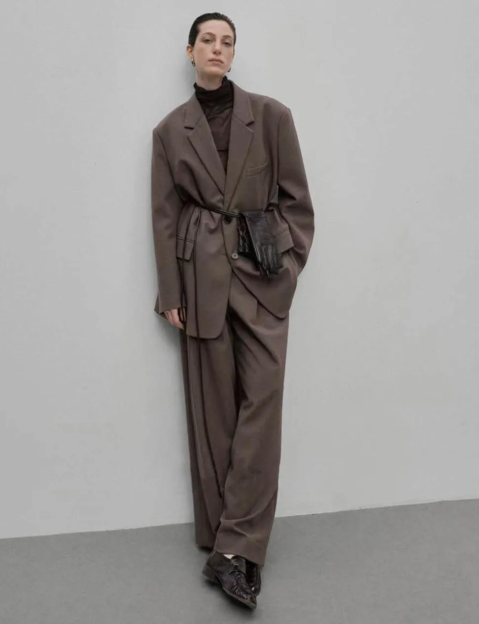 Oversized Brown Blazer