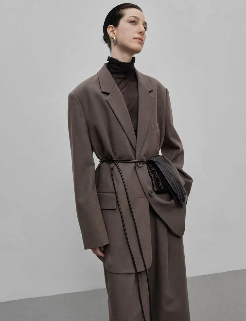 Oversized Brown Blazer