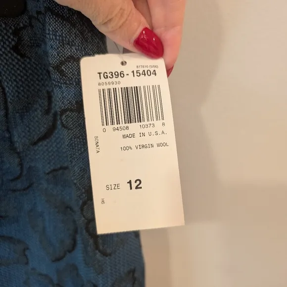 Pendleton 100% virgin wool pencil skirt sz. 12 NWT