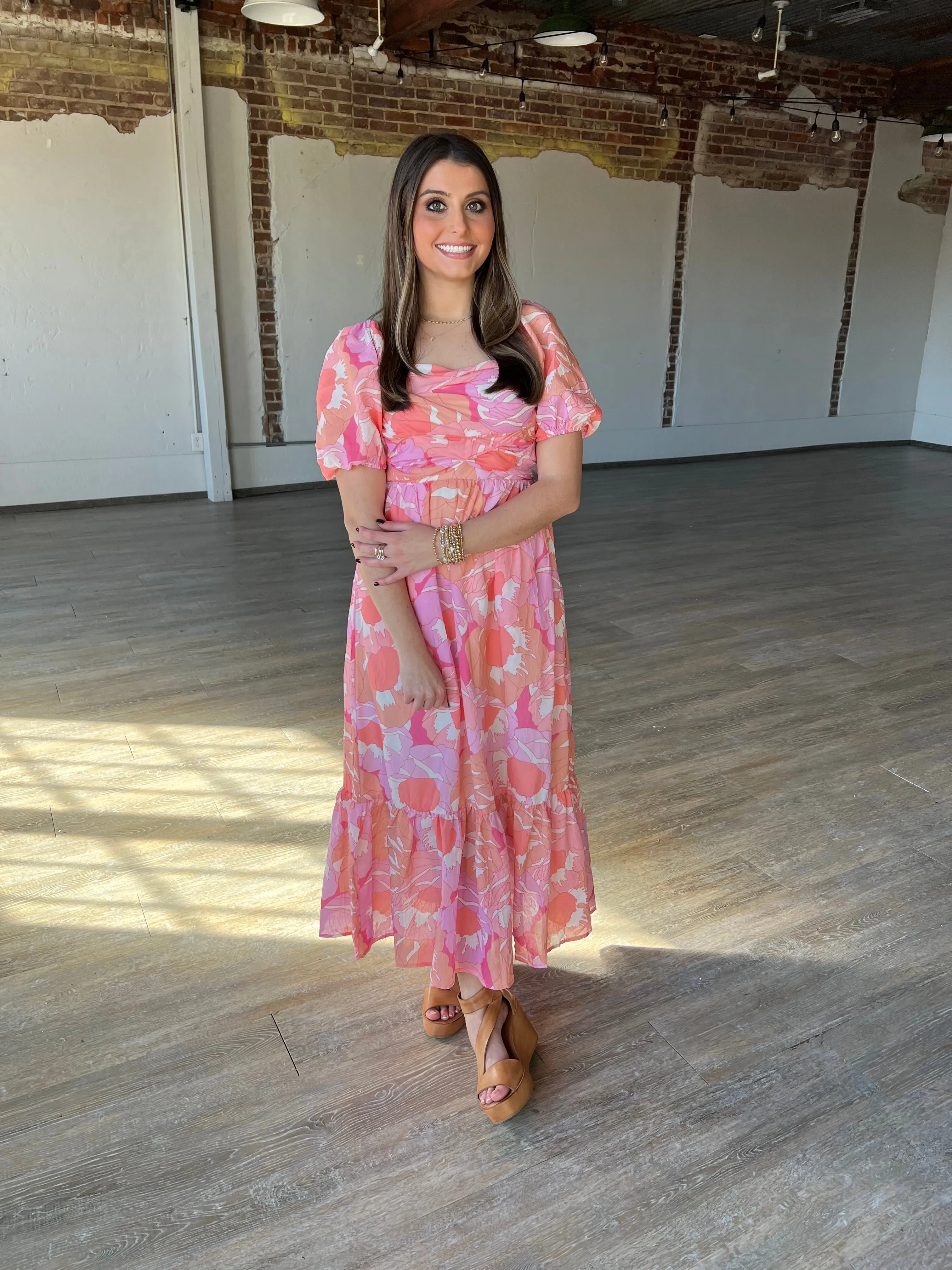 Pink Dreams Midi Dress