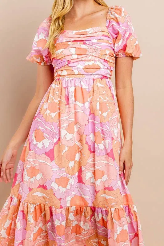 Pink Dreams Midi Dress