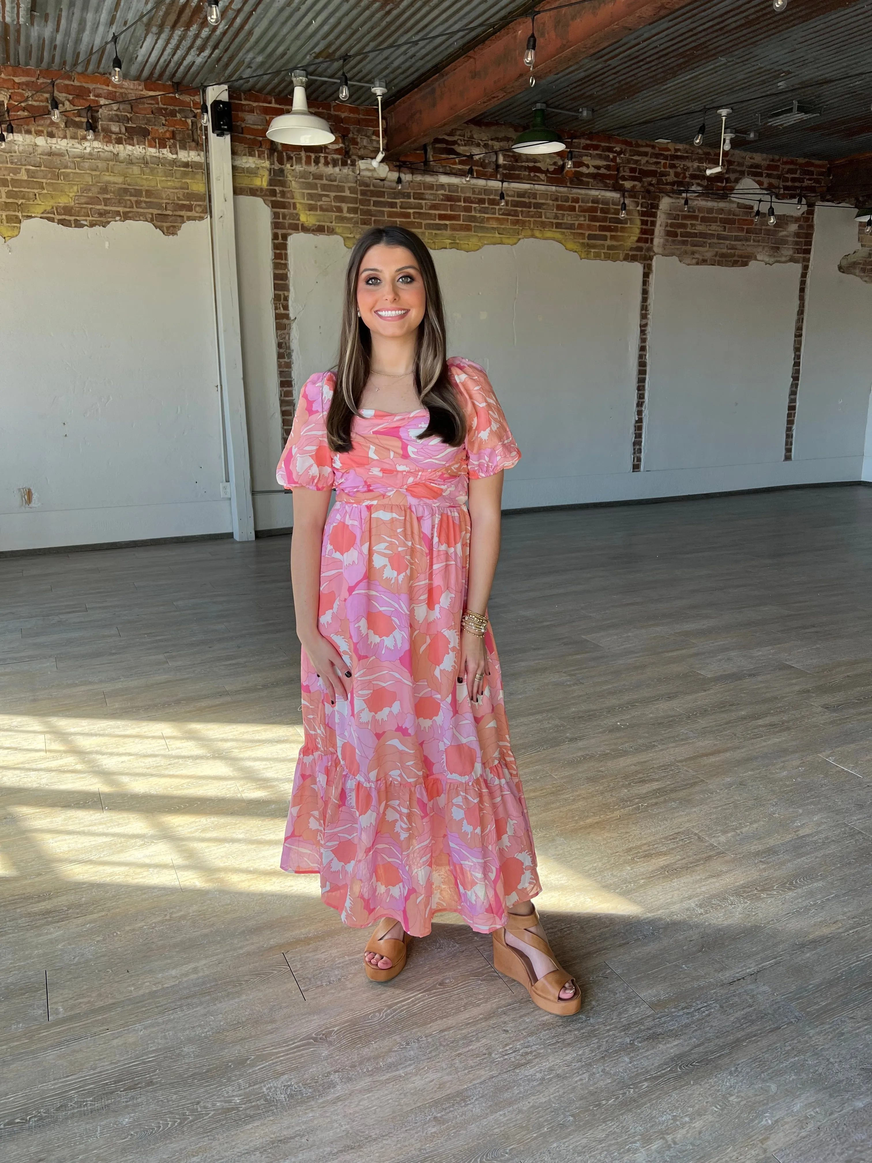 Pink Dreams Midi Dress