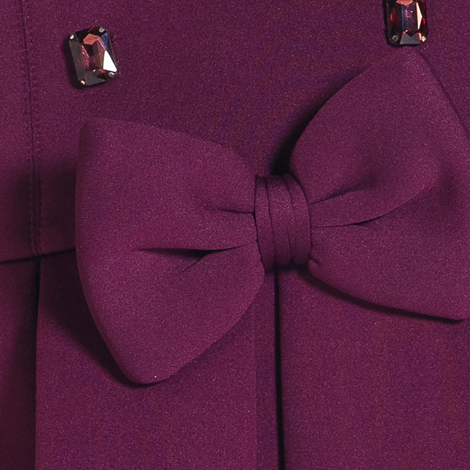 Pleated Button Dress