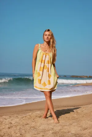 Pleated Towel Dress - Starburst