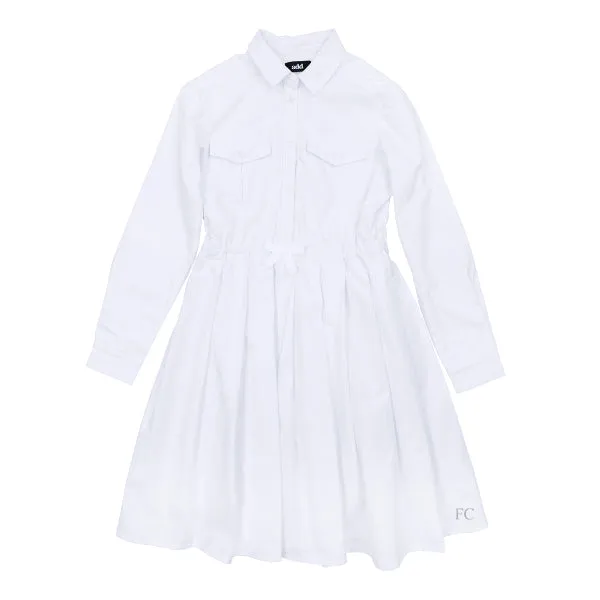Polo pleated white dress by Add