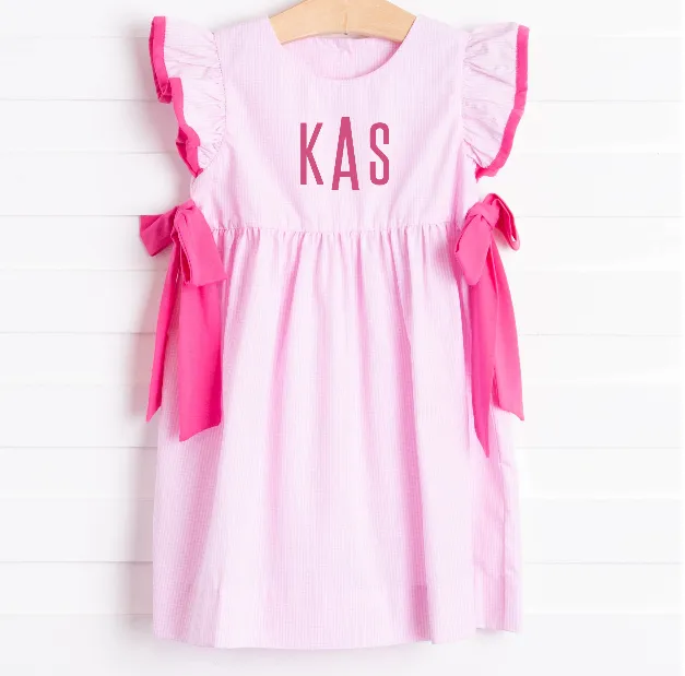 Pretty As a Bow Side Tie Dress, Pink