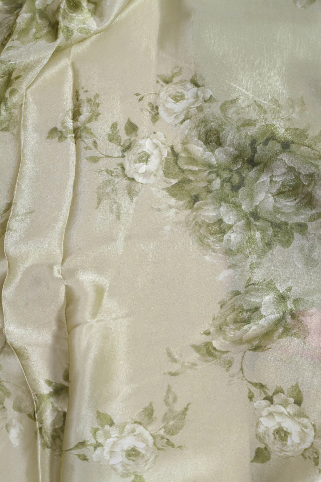 Printed Satin Saree