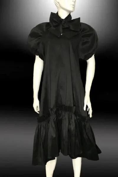 Puff Sleeve Bow Dress