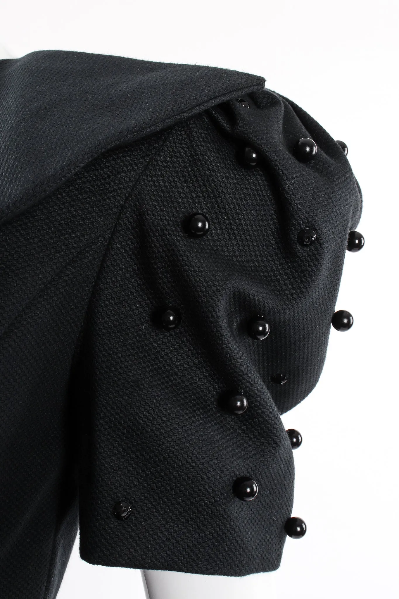 Puff Sleeve Peplum Jacket & Pant Set