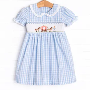 Pumpkin Carriage Dress, Blue