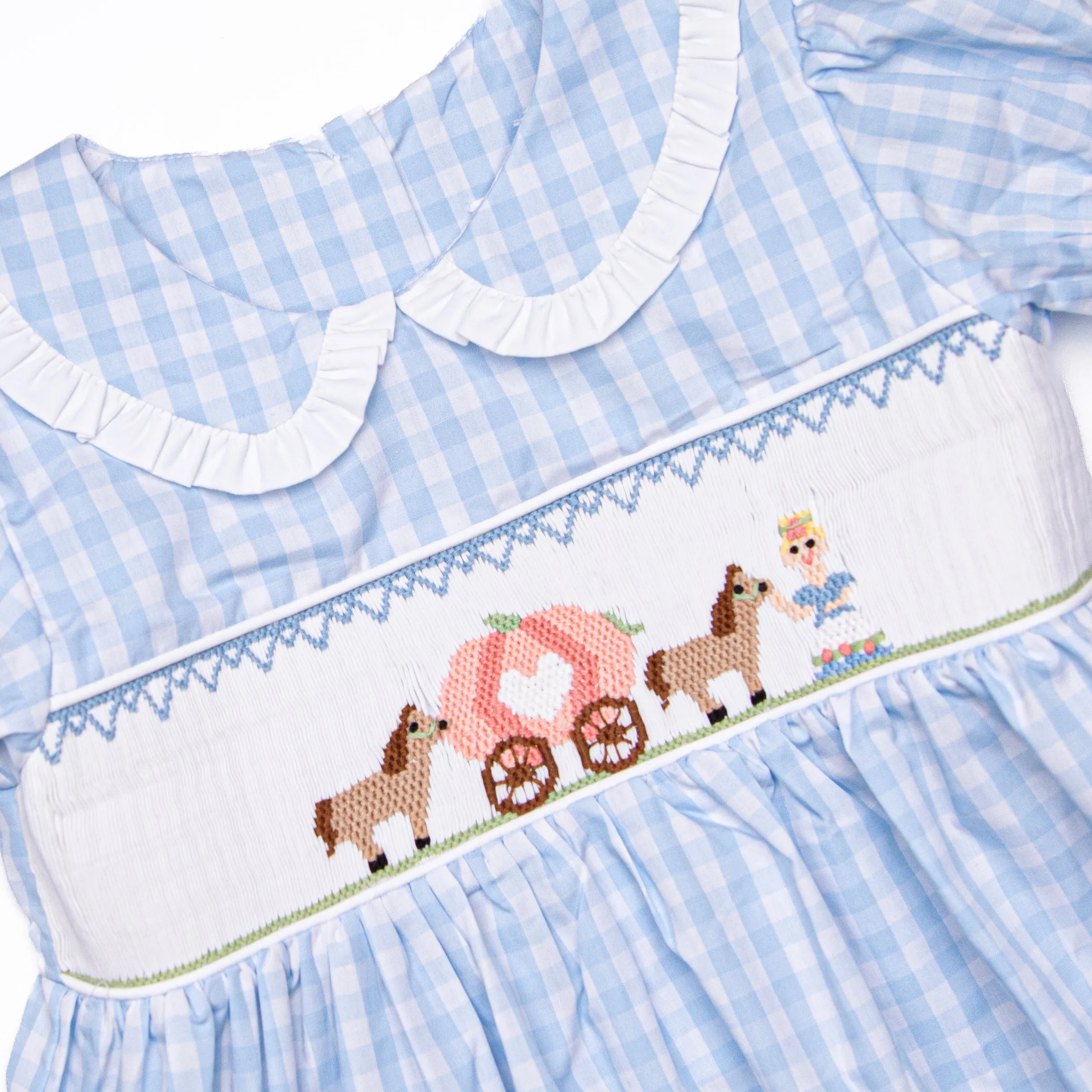 Pumpkin Carriage Dress, Blue