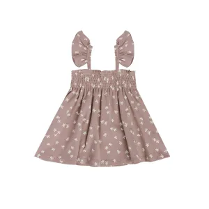 Quincy Mae Smocked Jersey Dress - Butterflies