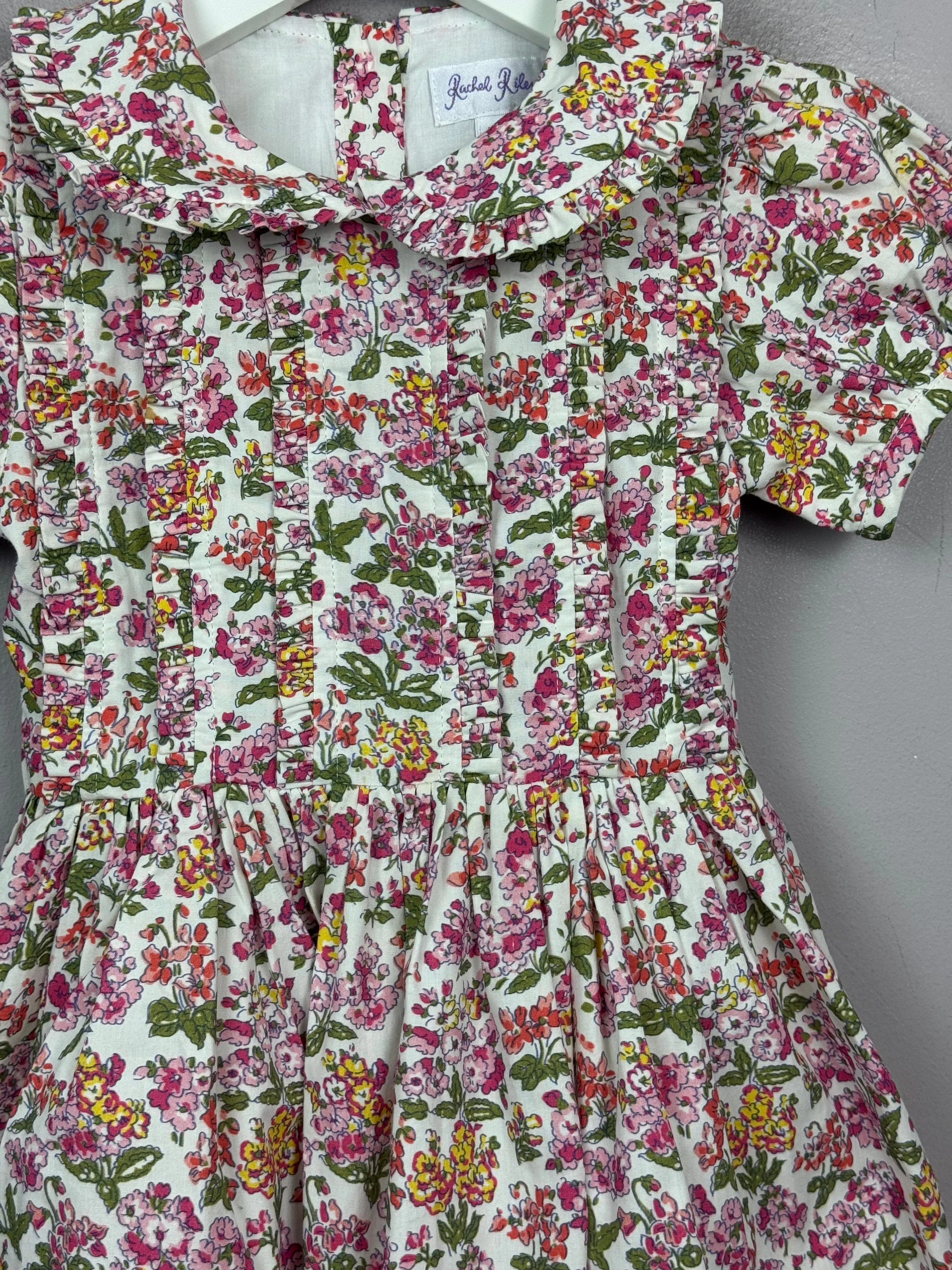 Rachel Riley Ruffle Floral Dress 5y