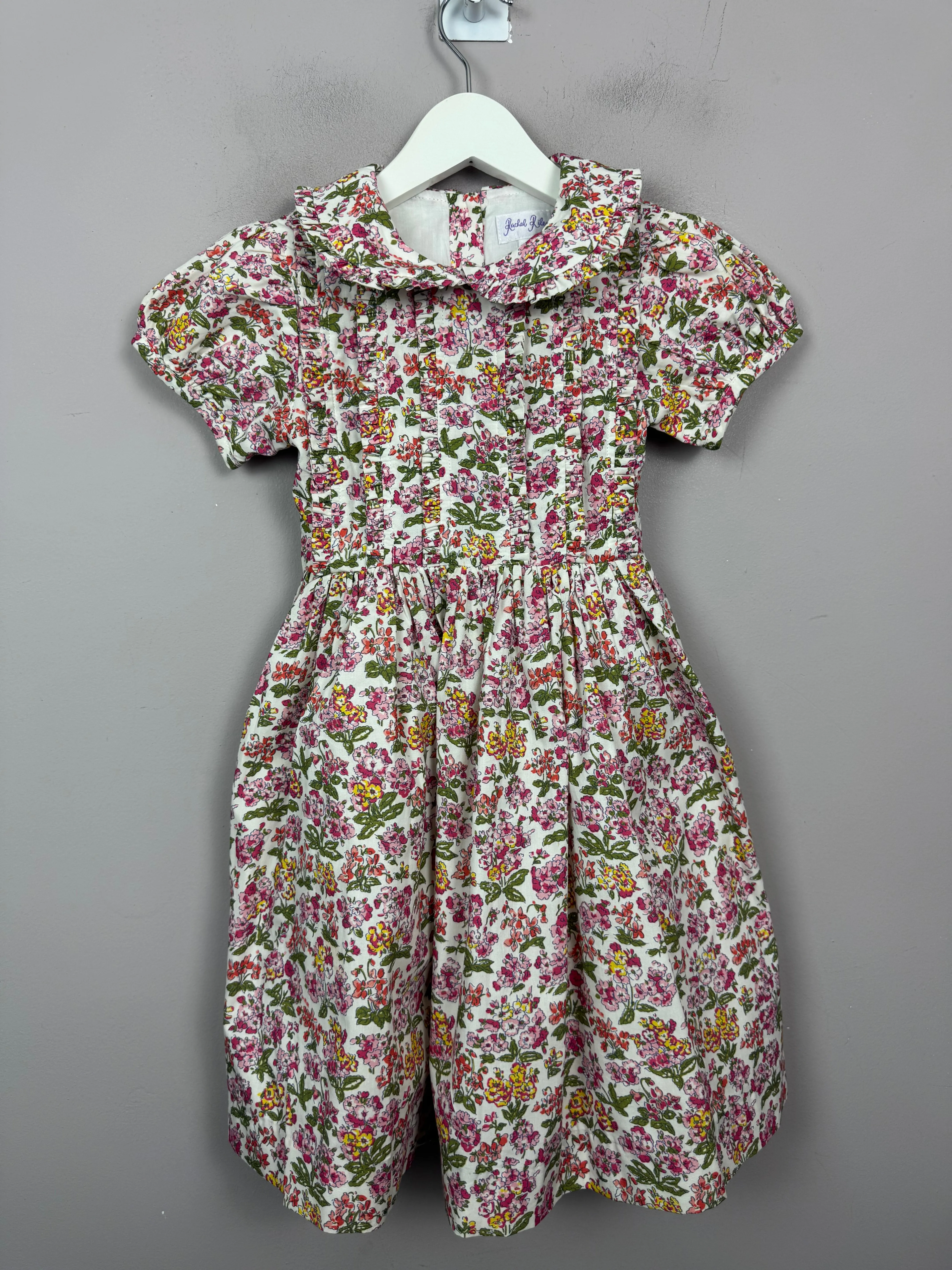Rachel Riley Ruffle Floral Dress 5y