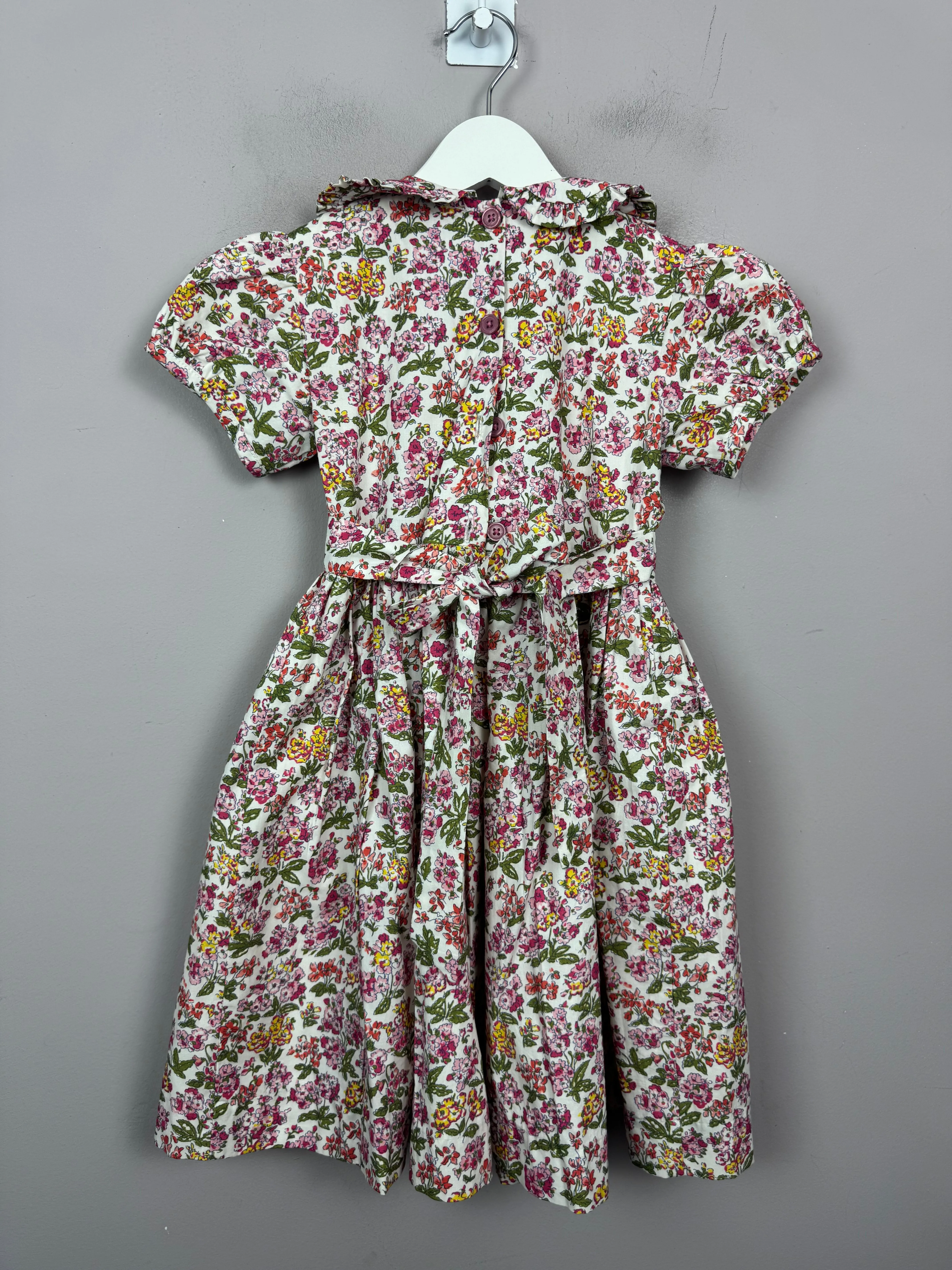 Rachel Riley Ruffle Floral Dress 5y