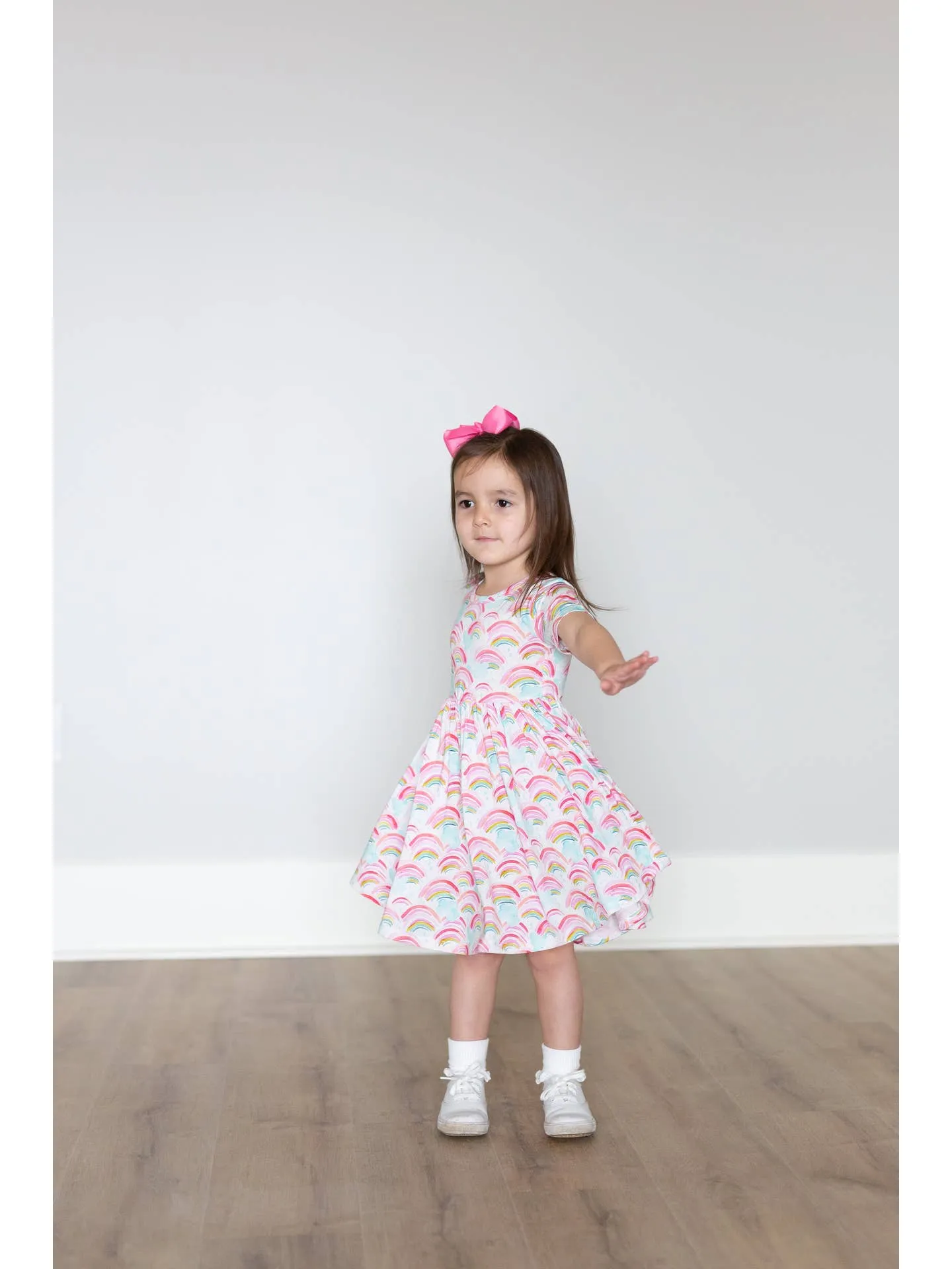 Rainbow Twirl Dress
