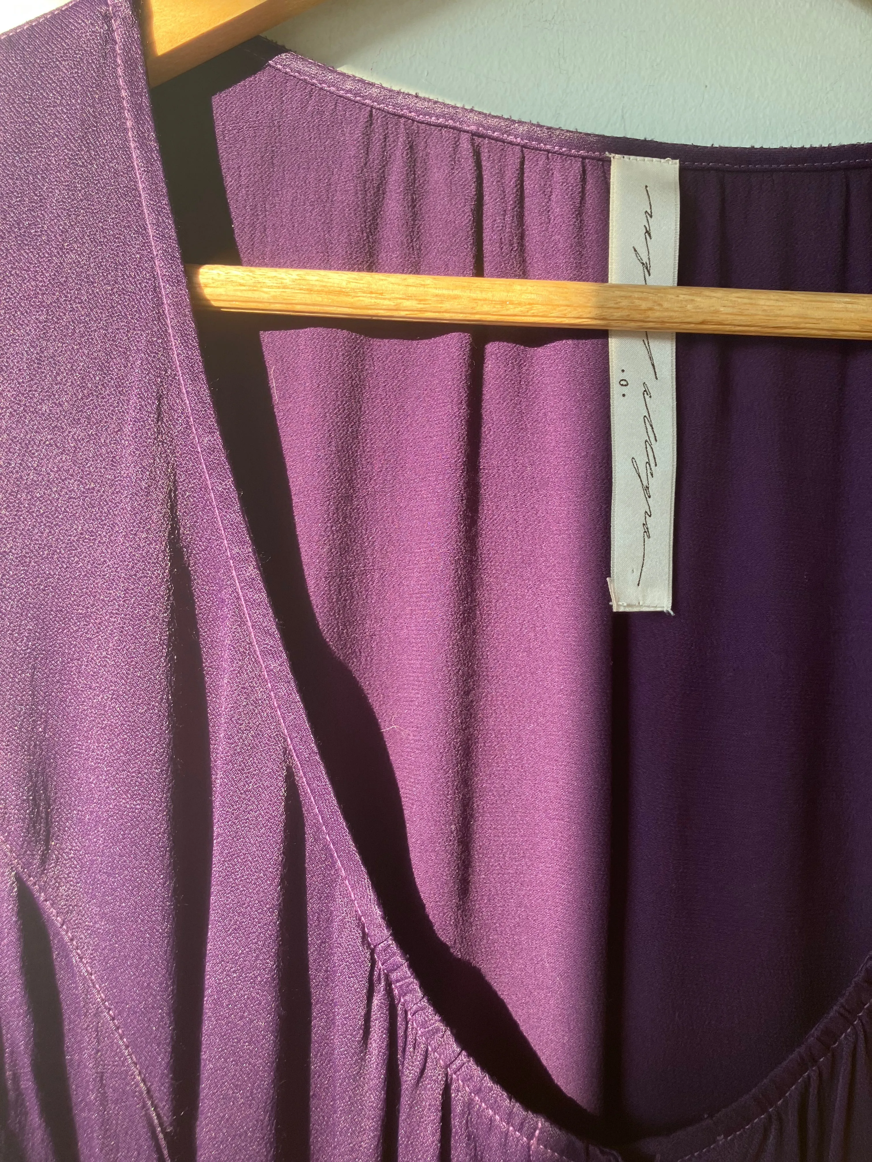Raquel Allegra Plum Dress