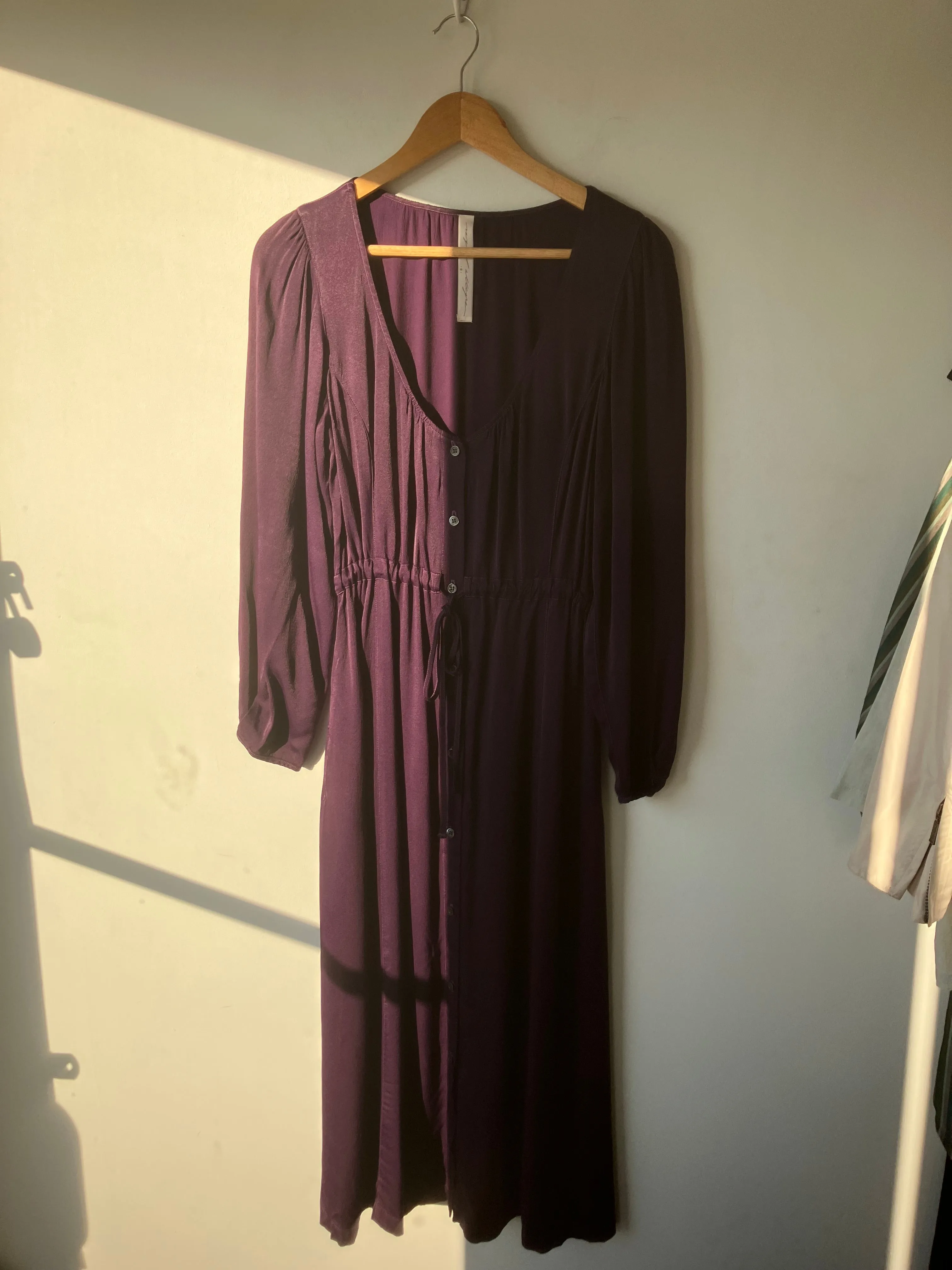 Raquel Allegra Plum Dress