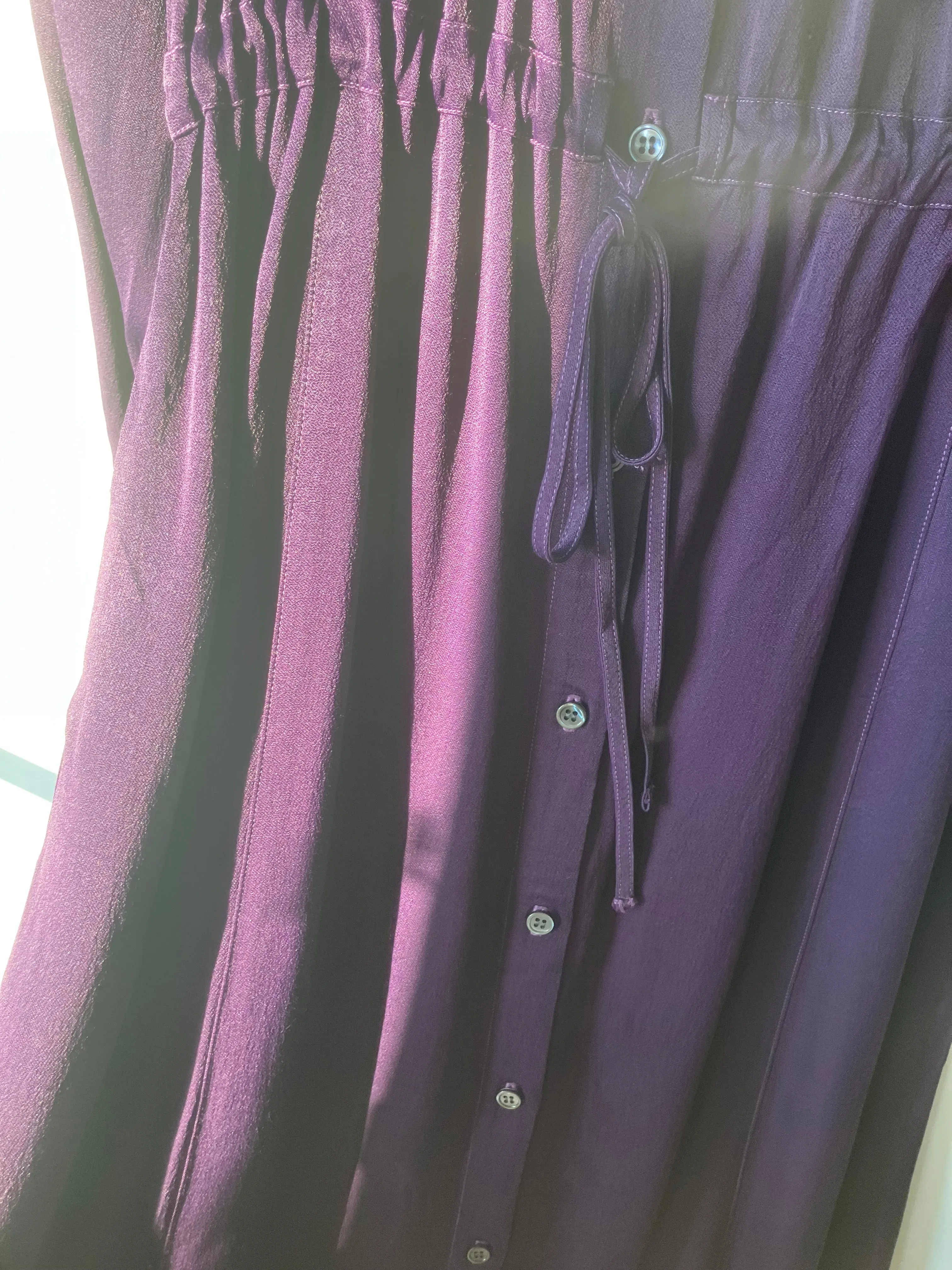 Raquel Allegra Plum Dress