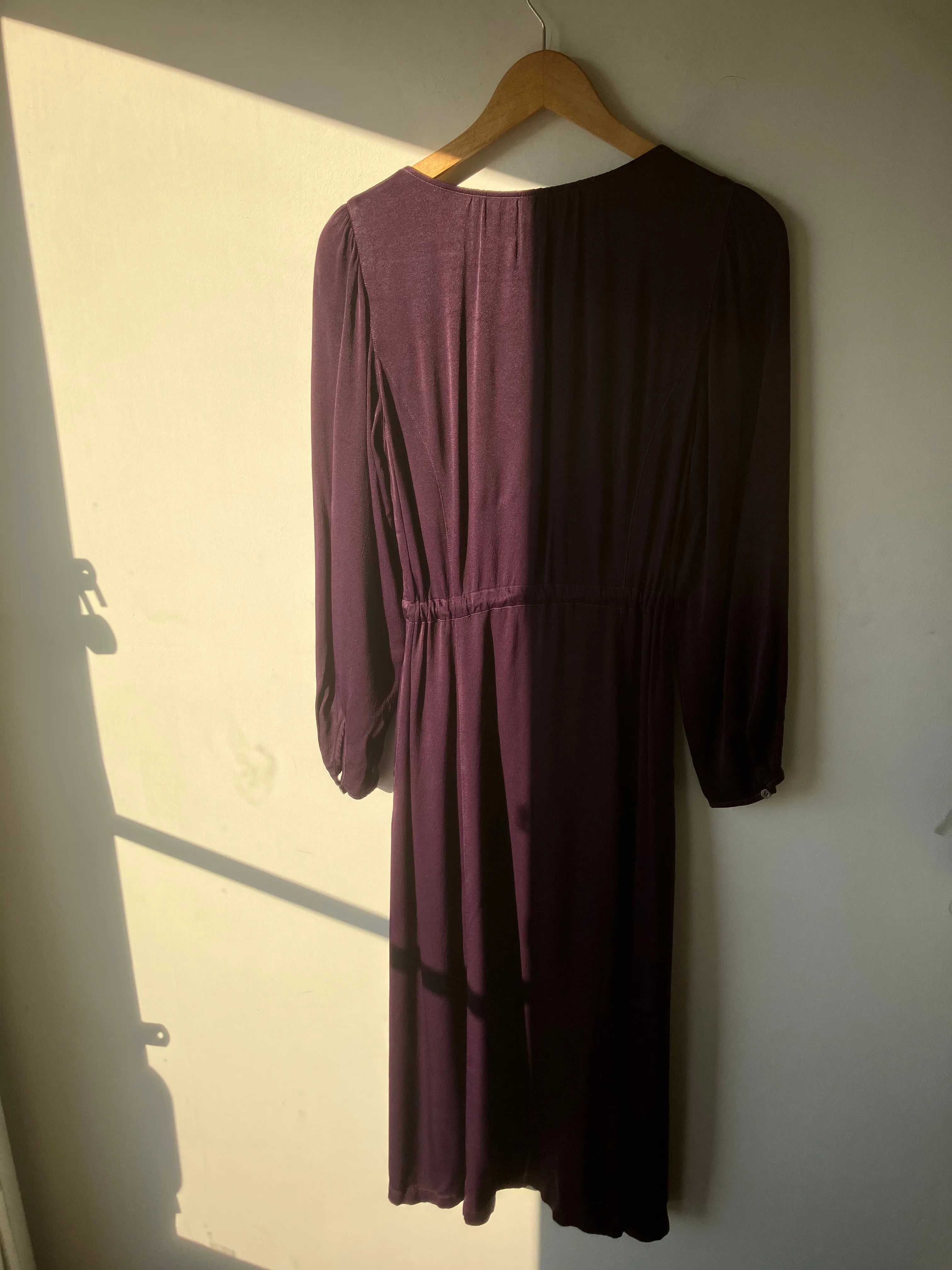 Raquel Allegra Plum Dress