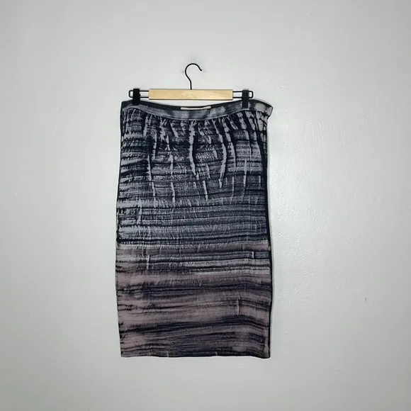 Raquel Allegra Tie Dye Pencil midi skirt