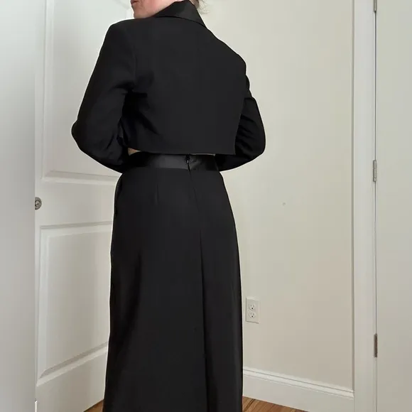 Rita Ora Tuxedo Style Two Piece Suit